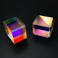 Adornos de fotos de prisma x-cube defectuosos, Cubo de Rubik de cristal de siete colores, regalo de San Valentín 2024 - compra barato