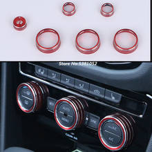 For Volkswagen VW Tiguan MK2 Accessories Air Conditioning Switch Knob Ring Cover Button Audio Stereo Volume Control Button Cap 2024 - buy cheap