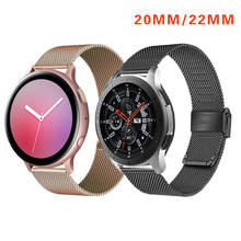 Correa de reloj para Samsung Galaxy watch, 46mm/42mm/active 2 gear S3 Frontier/huawei watch gt 2e/2/amazfit bip/gts, accesorios para reloj 2024 - compra barato
