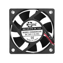 2pcs SXDOOL 24V 60mm cooling fan 2Pin 6020 60x60x20mm 6CM 60mm DC 24V Cooling Cooler CPU cooler Fan 2024 - buy cheap