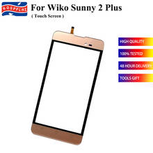 Tela sensível ao toque para celular wiko sunny 2 plus, painel de vidro frontal para tela sensível ao toque 2024 - compre barato