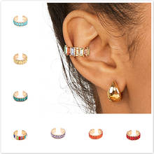Moda brilho gota brincos c forma geométrica para as mulheres penduradas balançar brincos brincos brincos de orelha moderno feminino jóias 2024 - compre barato