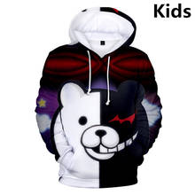 3 To 14 Years Kids Hoodie Danganronpa Monokuma 3d Printed boy/girls Hoodies Dangan Ronpa Cartoon Sweatshirt Children pullover 2024 - buy cheap