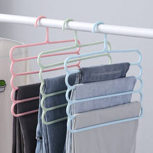 Color Non-Slip Multi-Layer Pant Rack Multi-Function Wardrobe 5-Layer Hanging Pants Hanger Scarf Hanger Silk Scarf Necktie Hanger 2024 - buy cheap