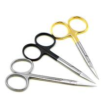 Double-eyelid scissors with gold handle 9.5cm stainless steel surgical instrument for ophthalmic surgery 2024 - buy cheap