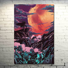 Bloodborne-póster de tela de seda artística, imagen de juego impresa para decoración de sala de estar 2024 - compra barato