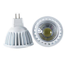 Lâmpada cob de baixa teto, 2 peças super mr16 holofote de led 12v 24 v 5w 9w, iluminação mr 16 de baixa tensão 12 24 volts, lâmpada de economia de energia embutida 2024 - compre barato