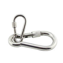 M6/M8/M10 Multifunctional 304 Stainless Steel Spring Snap Carabiner Quick Link Lock Ring Hook snap shackle Chain Fastener Hook 2024 - buy cheap