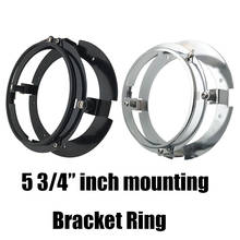 1pcs 5 3/4" Headlight Mounting Bracket Adapter Ring Kit Black Chrome for Motorcycle for 5 3/4 Inch 5.75-Inch LED Headlights 2024 - buy cheap