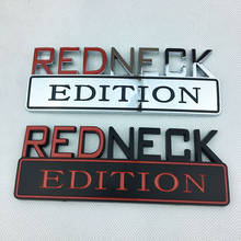 Vehicle Modification Emblem REDNECK EDITION Badge Car Tail Side Sticker Accessories for Grand Cherokee Liberty Patriot Renegade 2024 - buy cheap