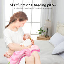 Almofada para amamentação de bebês, travesseiro ajustável de algodão, para amamentação do bebê 2024 - compre barato