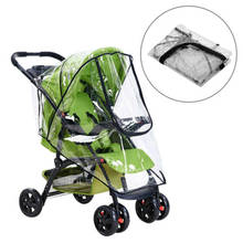 Universal Stroller Rain Cover Waterproof Wind Dust Shield Baby Stroller Pushchair Pram Rain Cover Transparent for Baby Strollers 2024 - buy cheap