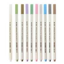 10 Colors Epoxy Resin Highlights Metallic Permanent Marker Craft Outline Pearlescent Drawing Pen Resin Coaster Paint Pen 2024 - buy cheap