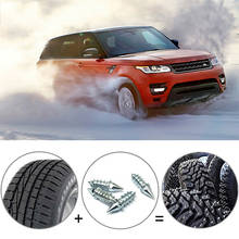 100Pcs Length 27mm Anti Skid Tire Screw Car Tires Studs Spikes Wheel Snow Chains For Car Vehicle Truck Motorcycle Accessories 2024 - buy cheap