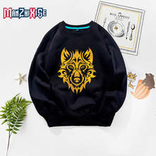 Limited Time Discount Kids Sweatshirts Girl Sweatshirt Autumn Clothes Boys Long Sleeve Clothes Cartoon Wolf Printing Fashion Top 2024 - buy cheap