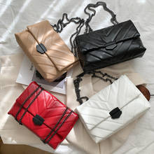 Women Casual Solid Color Lattice Pattern Crossbody Messenger Bags Fashion PU Leather Large Capacity Shopping Shoulder Handbag 2024 - buy cheap
