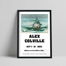 Póster de la exposición canadiense Alex Colville, arte de pared de realismo mágico, pintura de pared Colville Messerschmitt, impresiones Vintage de Canadá 2024 - compra barato