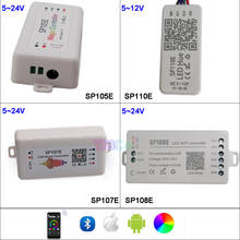 Sp108e-controlador de música led ws2811 ws2812b, wi-fi, sp6812, sp105e, apa102, sp110e, ws2801 pixels, faixa de led 2024 - compre barato