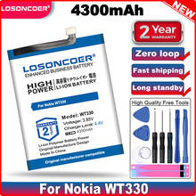 Losoncoer-bateria de alta capacidade wt330 para nokia 4300, 42 wt, 4.2, nokia4.2, ta-330, ta-1184, ta-1133, ta-1149, ta-1150, ta-1157 2024 - compre barato