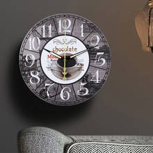 Large Vintage  Wall Clock Creative Silent  Decorative Home Wall Watches Home Decor Modern Fashion Retro Roman digital Clocks 2024 - buy cheap