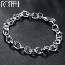 Женский браслет DOTEFFIL, кольцо из стерлингового серебра 925 пробы, свадебные вечерние ювелирные изделия 2024 - купить недорого