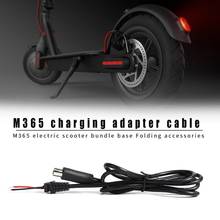 Cable de carga CC para patinete eléctrico XIAOMI M365, Cable de alimentación negro de 8mm, 42V, 2A, enchufe de línea, piezas de Scooter, gran oferta 2024 - compra barato