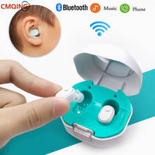 Mini Ear Bluetooth Hearing Aids Apparatus In Ear Invisible Hearing Aid Assistant Adjustable Sound Amplifier For Deaf Elderly 2024 - buy cheap