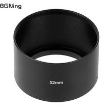BGNing-parasol de lente largo de Metal para cámara Nikon, Canon, Sony, Fujifilm, Olympus, Pentax, 49/52/67/77/82mm 2024 - compra barato