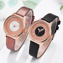 Модные женские повседневные кварцевые Стразы, изысканные женские наручные часы, женские часы Montre Femme 2024 - купить недорого