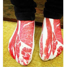 Meias retrô de algodão unissex, meias com estampa 3d casual, engraçada, estilo animal, meia curta 2024 - compre barato