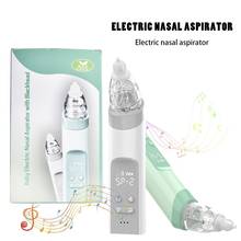 Electric Nose Cleaner With Music Baby Nasal Aspirator Nasal Congestion Tool Soft Tip Children's Nasal Aspirator Blackhead Set 2024 - buy cheap
