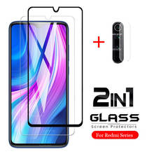 Cristal de lente de cámara 2 en 1 para xiaomi redmi note 8 pro, protector de pantalla de vidrio protector para xiaomi redmi note 8t 8t 9 9s 7 Pro, película 2024 - compra barato