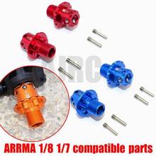 ARRMA 1/7 1/8 RC car adapter Aluminum alloy multi-function expandable 13MM hexagonal adapter-1 pair AR310484 KRATON / SENTON 2024 - buy cheap