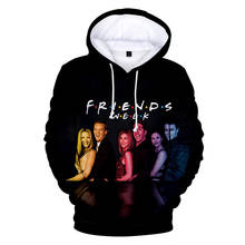Friends 3D Printing Hoodies Men Hooded Autumn And Winter Plus Size Tv Series Friends Sweatshirt 5XL 2024 - compre barato