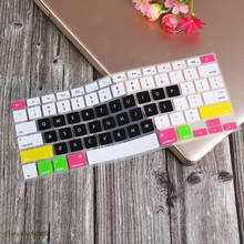 US Layout English Silicone Keyboard Case Cover Skin Protector For Macbook Pro Air 13 15 17 Retina A1502 A1425 A1466 A1398 A1286 2024 - buy cheap