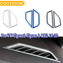 2PC Car Air Conditioning Outlet Vent Styling Garnish Frame Trim For Volkswagen VW TiguanL Tiguan L MK2 2016 2017 2018 2019 2020 2024 - buy cheap