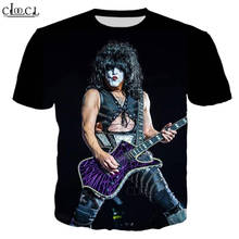 Camiseta con estampado 3D de cantante de Rock para hombre y mujer, camisa de moda Harajuku, ropa de calle, Tops superventas, HX, envío directo 2024 - compra barato