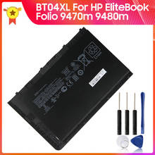 Оригинальный запасной аккумулятор BT04XL для HP EliteBook Folio 9470m 9480m BA06XL H4Q47AA 687945-001 + качественный продукт с инструментами 3400 мАч 2024 - купить недорого