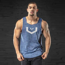2020 Muscle Fitness Sports Vest Men's Running Training Quick-Drying Vest Slim Breathable Sleeveless Shirt Men Workout Tank Top 2024 - buy cheap