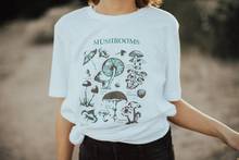 MUSHROOMS cute T-Shirt funny 100% Cotton kawaii grunge Fashion harajuku graphic women quote hipster unisex casual tshirt top tee 2024 - buy cheap