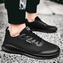 Men Sneakers Mesh Casual Shoes Breathable Walking Shoes Light Weight Tenis Lace Up Mens Flat Footwear Zapatos De Hombre Soft 2024 - buy cheap
