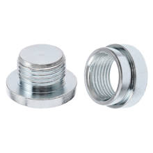 2PCS High Quality  Iron O2 Oxygen Sensor Iron Weld On Bung Plug Nut Cap Kit M18 x 1.5 Auto Replacement Parts 2024 - buy cheap