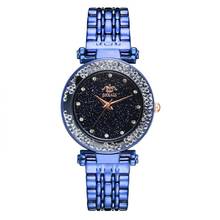 Reloj de cuarzo para Mujer, pulsera de lujo con diamantes de imitación, color marrón, a la moda 2024 - compra barato