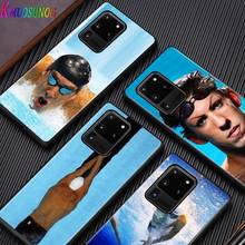 Michael Phelps Swimming for Samsung Note 20 S20 FE Lite Ultra Plus A91 A81 A71 A51 A41 A31 A21 A11 A12 A42 A01 Phone Case 2024 - buy cheap
