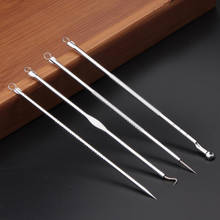4Pcs/set Extract Blackhead Comedone Acne Pimple  Remover Tool Spoon Needle Set Face Skin Care Tool Needles Facial Pore Cleaner 2024 - compre barato