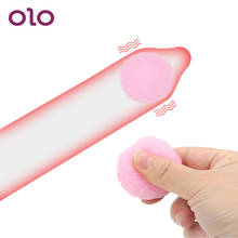 OLO 1 Pc Reusable Soft Head Attachment Ball Penis Extender Vibrating Penis Enlargement Ball Beads Condoms Adult Sex Toys for Man 2024 - buy cheap