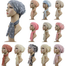 Muslim Women Underscarf Lace Beanie Bonnet Islamic Turban Headwear Arab Chemo Cap Hair Loss Hat Headcarf Under Scarf Cover 2024 - buy cheap