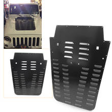 For Jeep Wrangler JK Accessories 2013-2018 Car Front Engine Hood Vent Louver Panel Cover CNC Aluminum 2024 - buy cheap