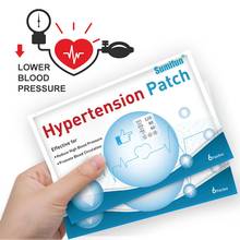 6Pcs/Pack Hypertension Patches Chinese Herbal Reduce High Blood Pressure Plaster Promote Circulation Navel Sticker 2024 - buy cheap