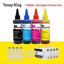 Toney King Refill Ink Cartridge for Canon PGI-1400 XL + 400ml Bottle Ink for PGI 1400 MAXIFY MB2040 MB2140 MB2340 MB2740 Printer 2024 - buy cheap
